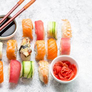 Sushi trays for everyday entertaining